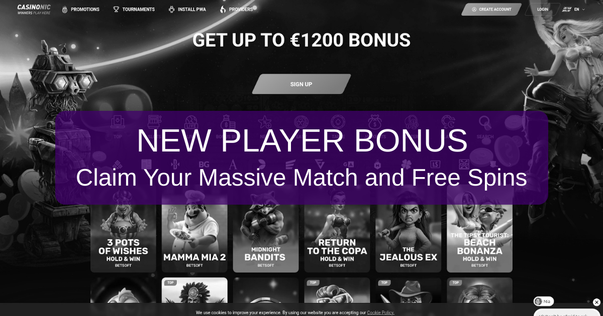 Casinonic - Best Bonuses and Fun Play Online